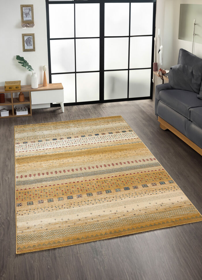 Brücken und Teppiche mit samtigem Flor BEIGE