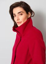 Wolljacke mit verdeckter Druckerleiste 