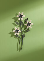 Bezaubernde Wanddekoration aus Metall