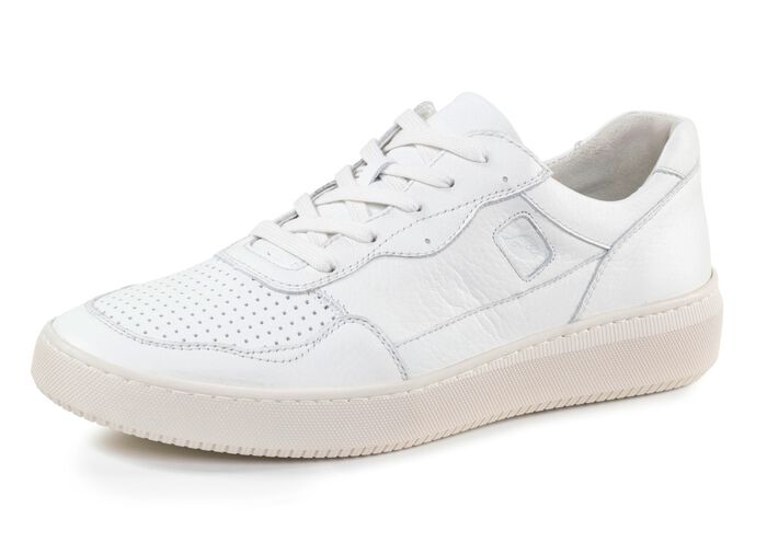 Waldl&auml;ufer Schn&uuml;rschuh aus genarbtem Nappaleder 