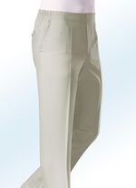 «Klaus Modelle»-Schlupfhose mit Zierblende in 4 Farben  KIESEL