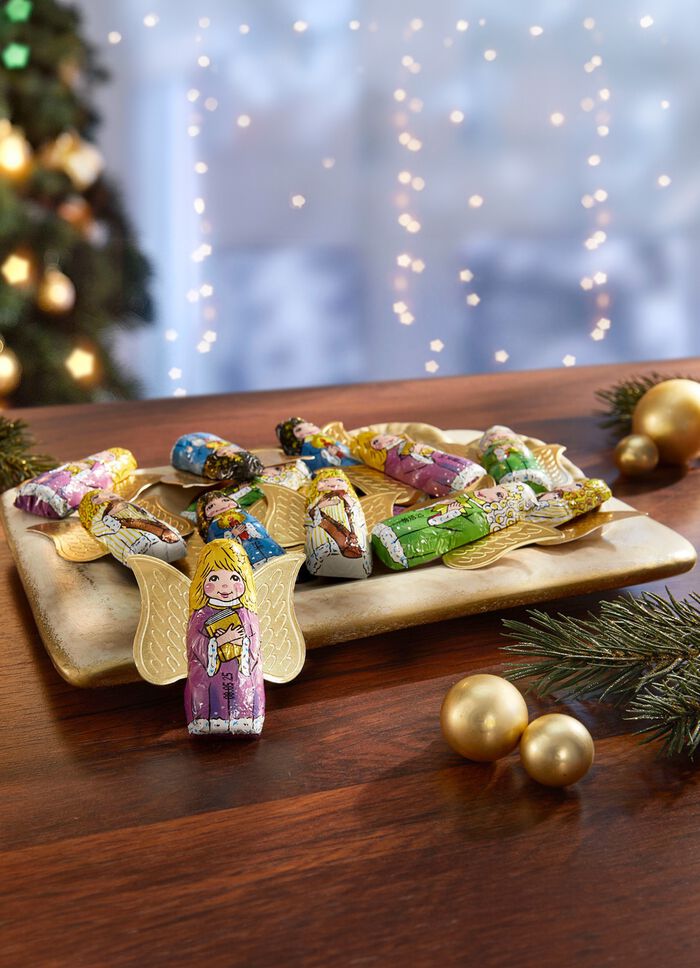 Weihnachtsengel aus feinster Edelvollmilch-Chocolade 