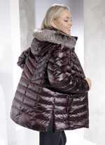 Daunenjacke in 2 Farben KASTANIE