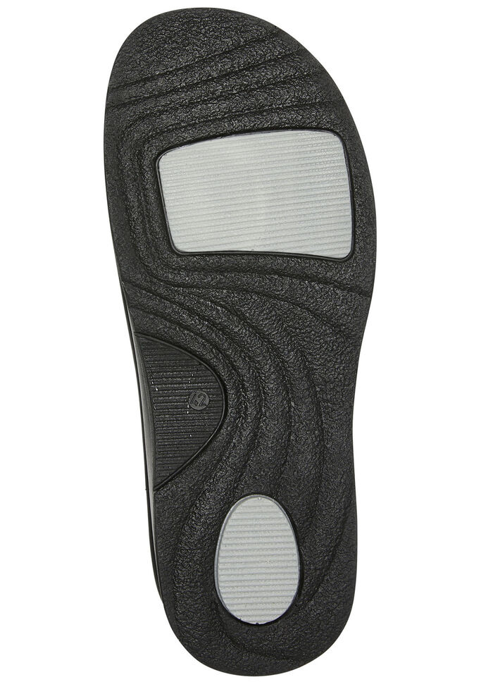 Mubb Pantolette mit seitlich eingesetzten Gummizüge SCHWARZ