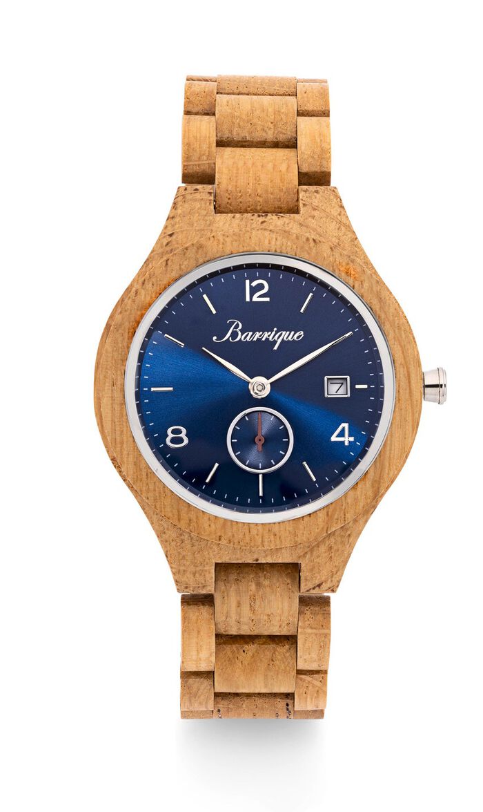 Einzigartige Herrenuhr aus Eichenholz 