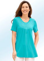 Shirt-Tunika in 3 Farben TÜRKIS