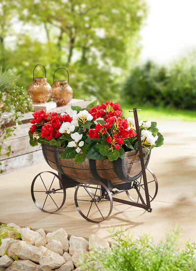 Pflanzwagen &raquo;Weinfass&raquo; 