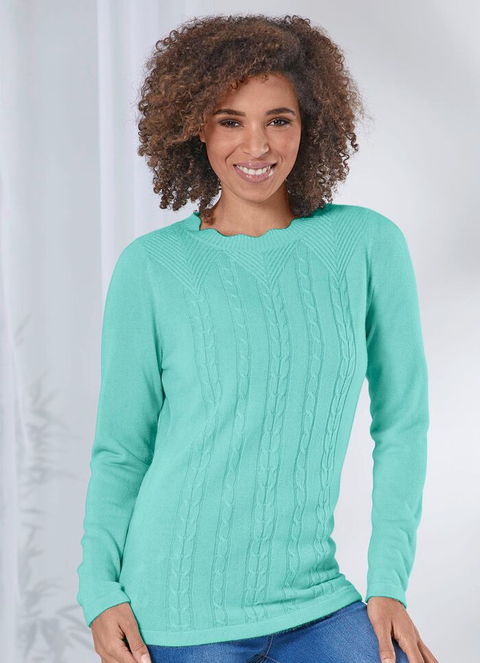 Pullover in sehr weicher Qualität JADEGRÜN
