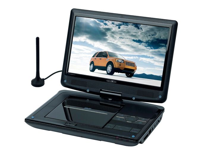 Portabler &laquo;Reflexion&raquo; DVD-Spieler, verschiedene Ausf&uuml;hrungen SCHWARZ