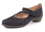 ELENA EDEN, bequeme Damen-Pumps, Weite H, mit herausnehmbarem Fussbett DUNKELBLAU