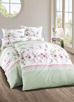 Jersey  Bettwäsche-Garnitur aus 100% Baumwolle GRÜN