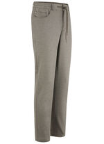 Superstretch-Hose mit Gummibund in 3 Farben SCHLAMM MELIERT