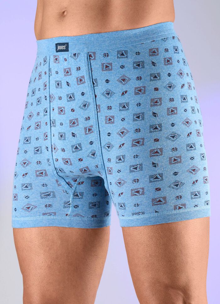 Dreierpack Unterhosen mit Alloverdessin 