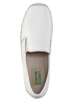 ELENA EDEN Slipper mit seitlichen Gummizügen WEISS