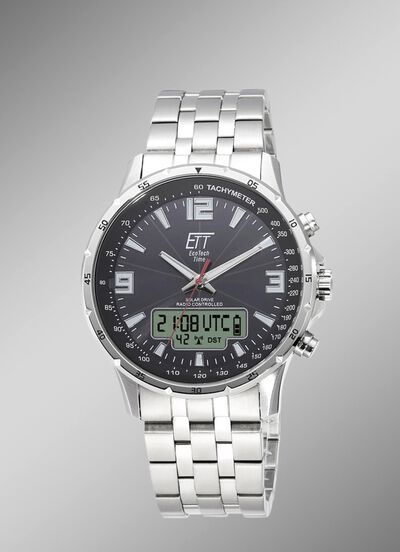 Sportliche Funk-Solar-Herrenuhr 