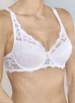 Laurina Bügel-BH aus Elastikspitze 