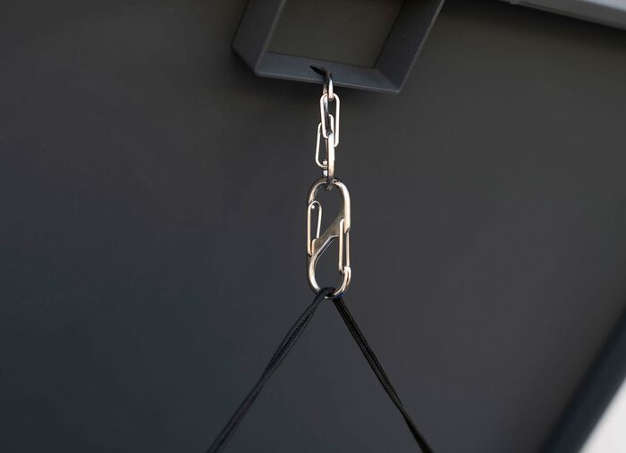 M&uuml;lltonnenbox &laquo;Lacina&raquo;, T&uuml;ren in Holzoptik 