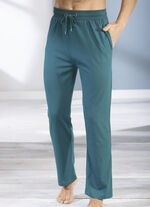 Zweierpack Schlaf- und Freizeithosen, mit Modal 1X SCHWARZ, 1X PETROL