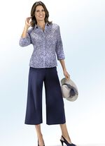 Bluse aus gecrashtem Ausbrenner-Gewebe 