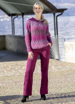 Hose in modischer Weite BEERE