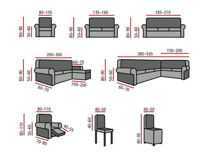 Stretchbez&uuml;ge mit sch&ouml;ner Strukturierung ANTHRAZIT