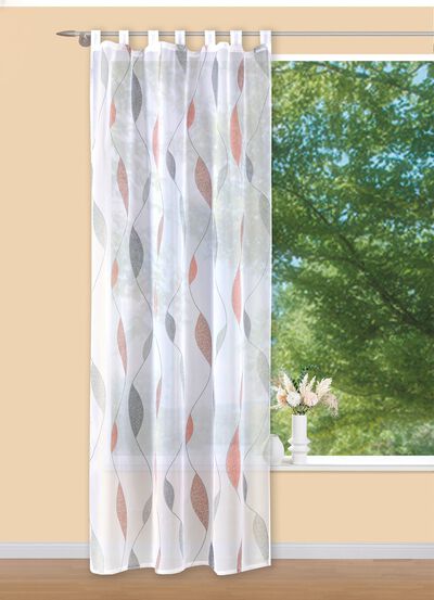 Store mit Punktewelle-Dessin 