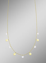 Stilvolle Halskette mit Zirkonia 