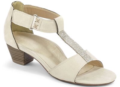Andrea Conti, schicke Damen-Sandaletten, mit Klettspange 