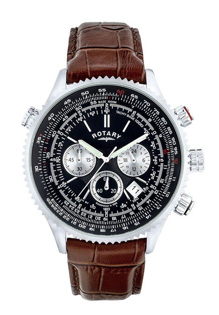 Klassischer Chronograph mit Edelstahlgehäuse