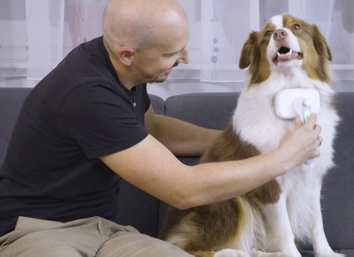 «PiddiPet IonBrush» Tierhaarbürste i 