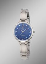 ETT-Solar-Damenuhr ELT-12147-31M mit Quartzuhrwerk 