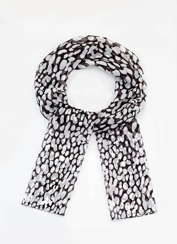 Schal mit Fantasiedessin 