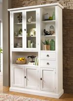 M&ouml;belserie aus teilmassivem Holz ANTIKWEISS