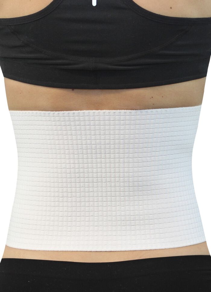 St&uuml;tzbandagen mit Klettverschluss WEISS