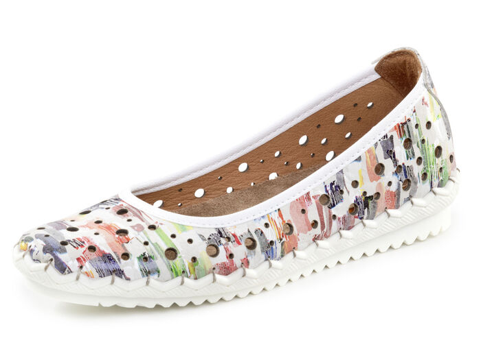 Gemini Ballerina mit luftigen Durchbrüchen WEISS