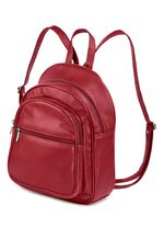 Laurina, Rucksack, Damen, mit zwei verstellbaren Umh&auml;ngeriemen RUBINROT