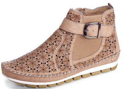 Gemini, sommerliche Damen-Stiefeletten, Weite G, mit herausnehmbarem Fussbett 