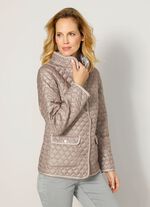 Wendejacke mit grafischem Steppmuster 