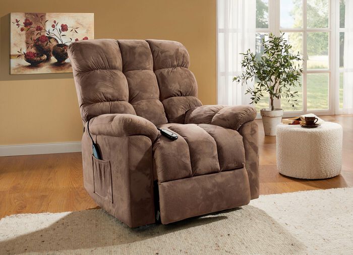 Relaxsessel mit Aufstehhilfe, Massage- und W&auml;rmefunktion 