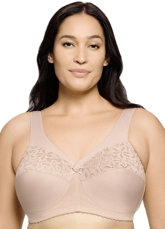 Glamorise St&uuml;tz-BH mit Stickereispitze BEIGE