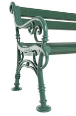 Gartenbank aus Voll-Kunststoff GRÜN