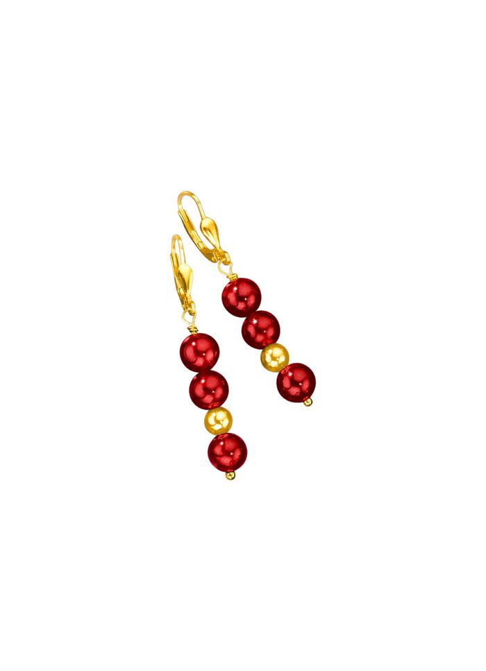 Ohrh&auml;nger, echt Granat 