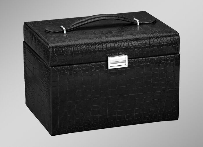 Wunderschöner Schmuckkoffer SCHWARZ