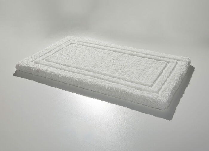 Badgarnitur mit rutschhemmender Rückseite WEISS