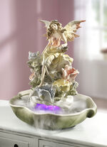 Beleuchteter Zimmerbrunnen 