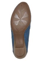 ELENA EDEN, stilvolle Damen-Pumps, Weite G, mit herausnehmbares Fussbett BLAU