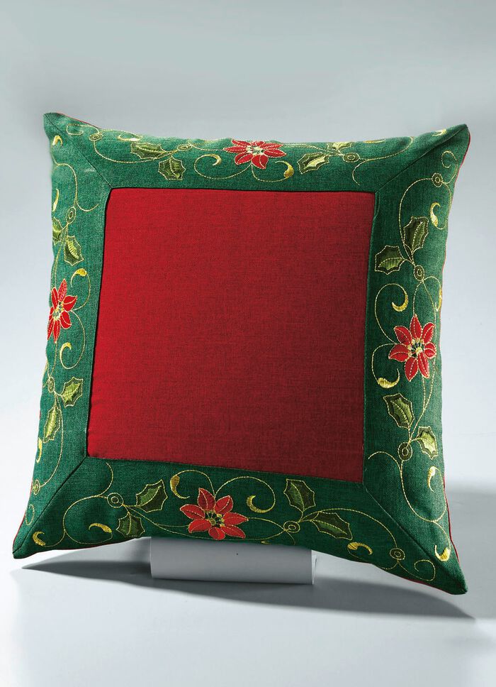 Traditionelle Tisch- und Raumdekoration mit Ilexzweig-Motiven ROT-GR&Uuml;N-GOLD