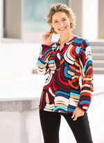 Faszinierendes Shirt mit paspelierter Blende 