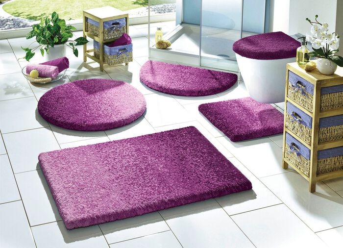 Sch&ouml;ne Badgarnitur mit weichem Farbverlauf FLIEDER