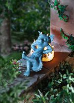 Drache auf LED-Stein 